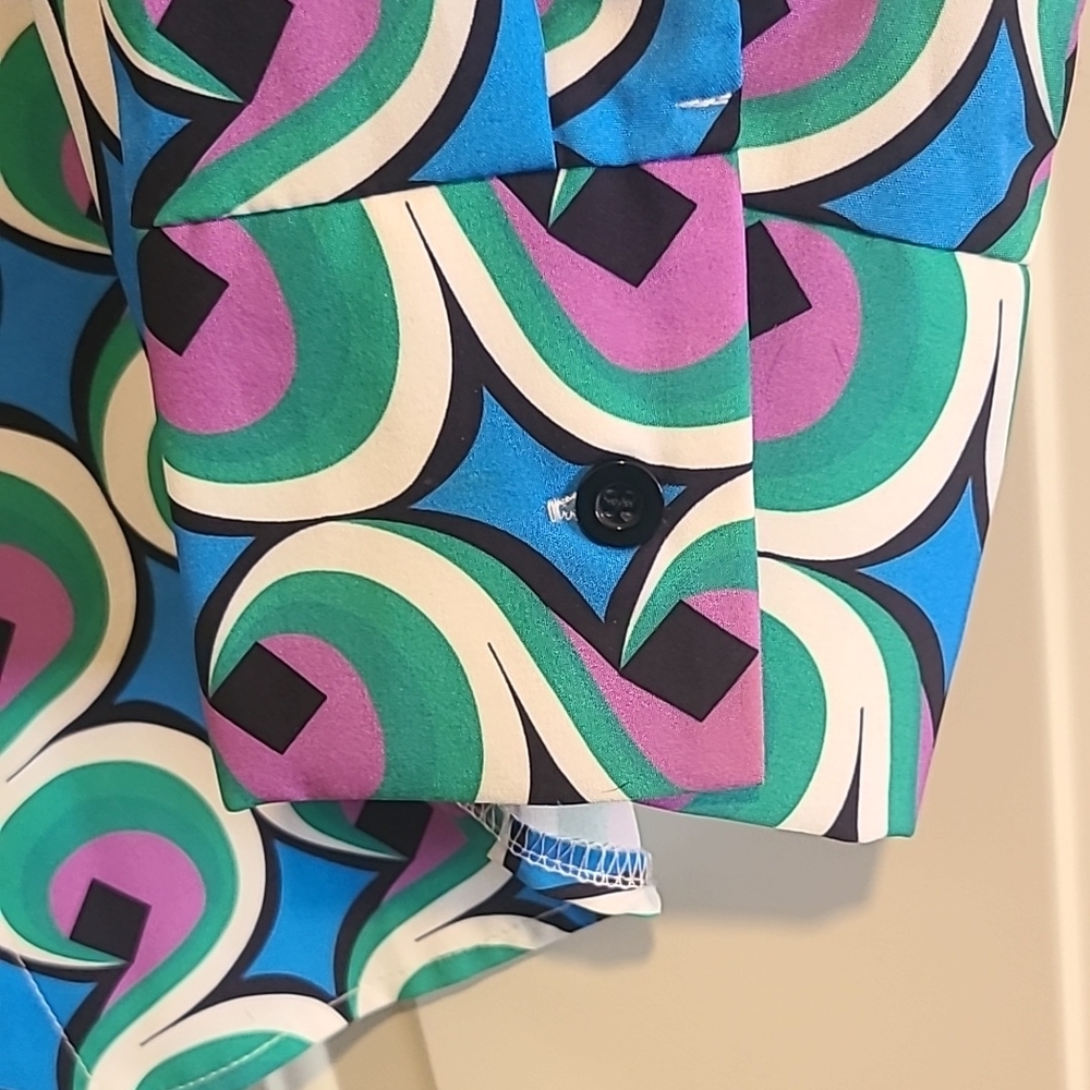 Colorful Geometric Pattern Shirt - Picture 4 of 6